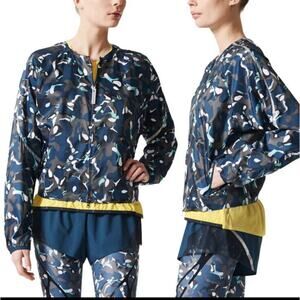 adidas Womens Stella McCartney Run Adizero Jacket Lightweight Bomber Running Top